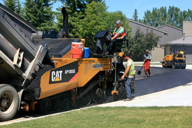 Permeable Paver Driveway in Ingram, TX